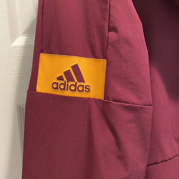 ADIDAS Arizona Sun Devils NCAA Gamemode FZ Wind Breaker Light Jacket Hooded ASU - Picture 9 of 10
